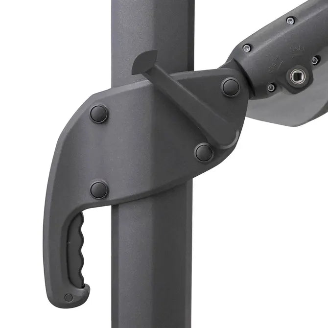 Градински чадър със странична стойка Hesperide Melhia, Накланящ се, Olefin, 3x3 m