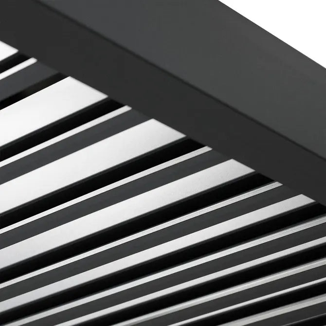 Електрическа беседка Hesperide Evora, Алуминий, Графит, 3.6x3.6 m