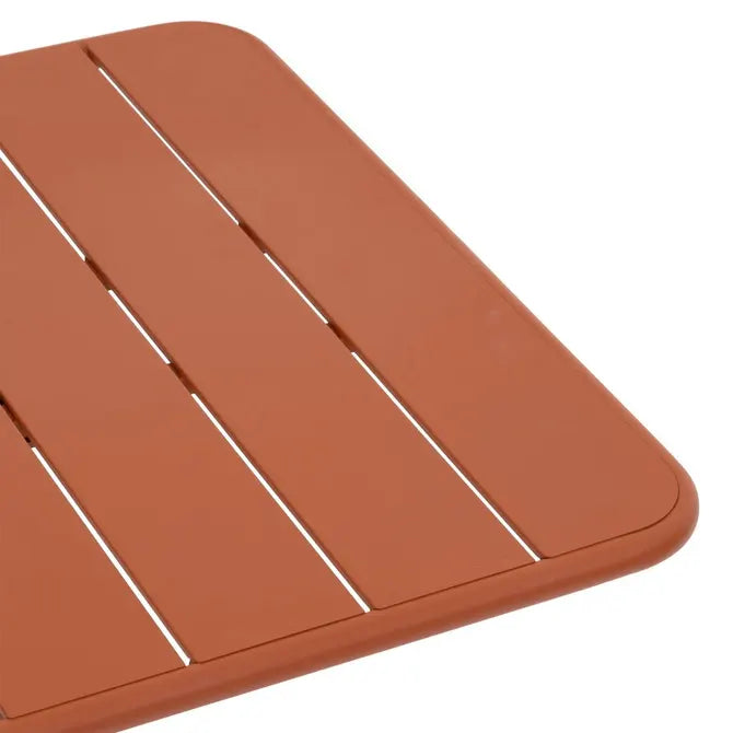 Градинска квадратна маса Hesperide Phuket, Оранжев