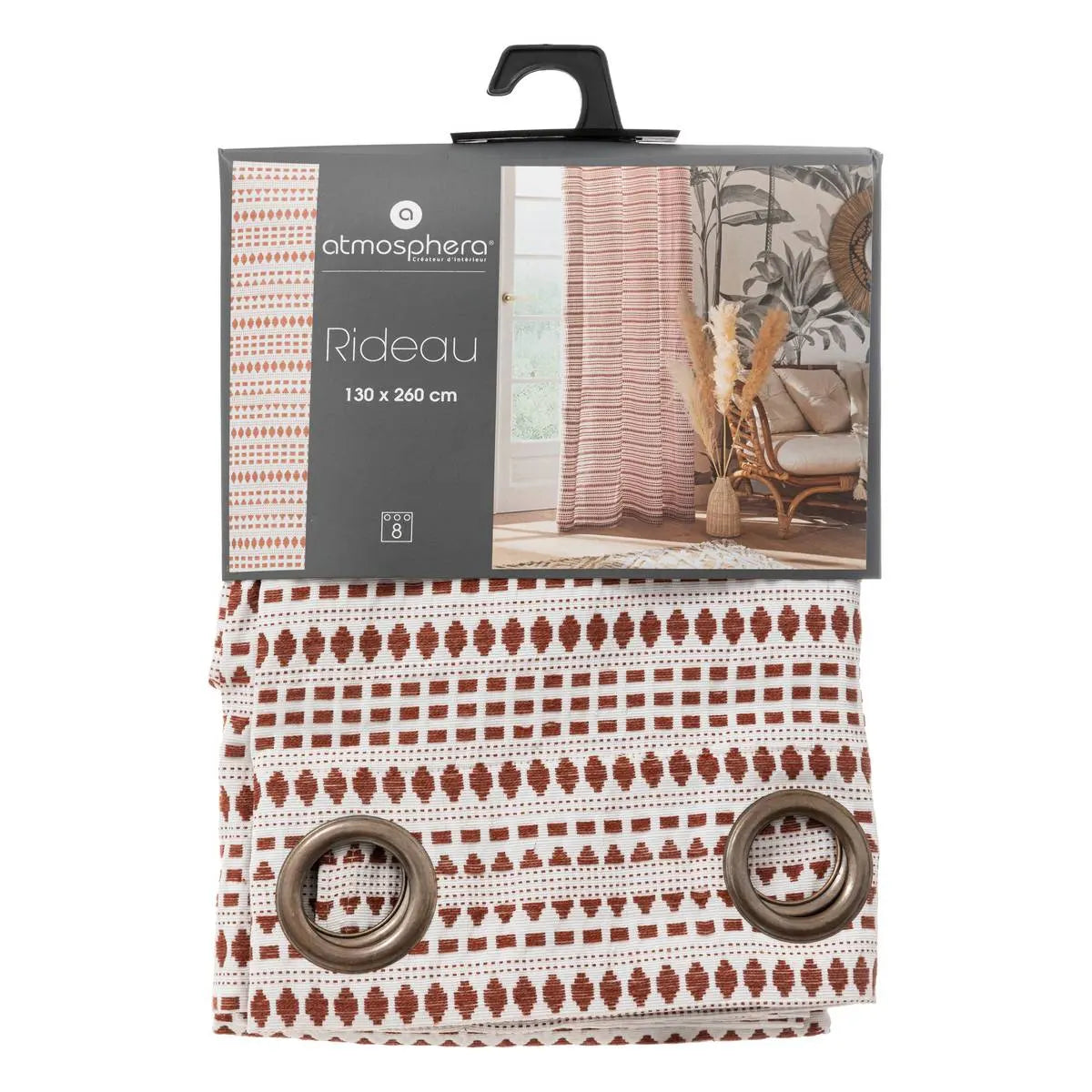 Завеса atmosphera Rideau, Жакард, 130x260 cm