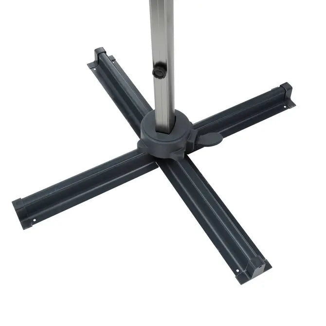 Градински чадър със странична стойка Hesperide Equador, Анодизиран сиво/Шисти, 4x3 m