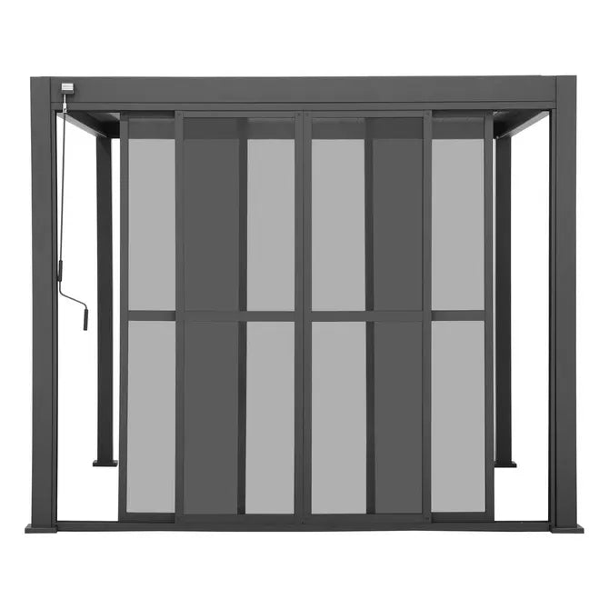 Врати Hesperide Evora, Странични, Поликарбонат, Графит, 3 m