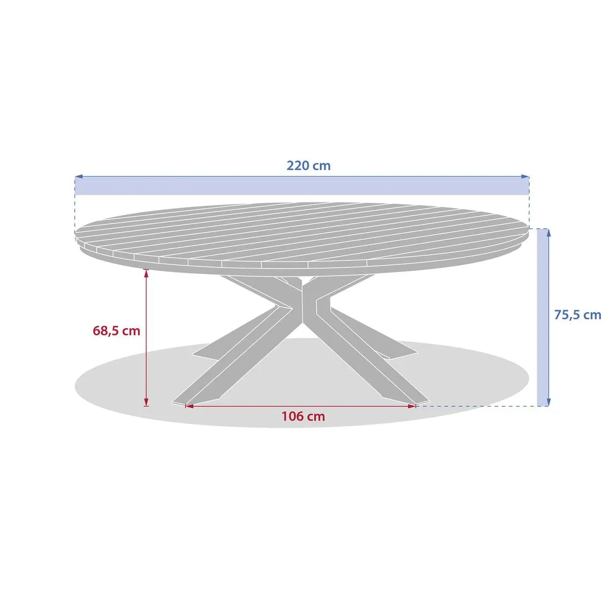 Градинска маса Hesperide Oraclion