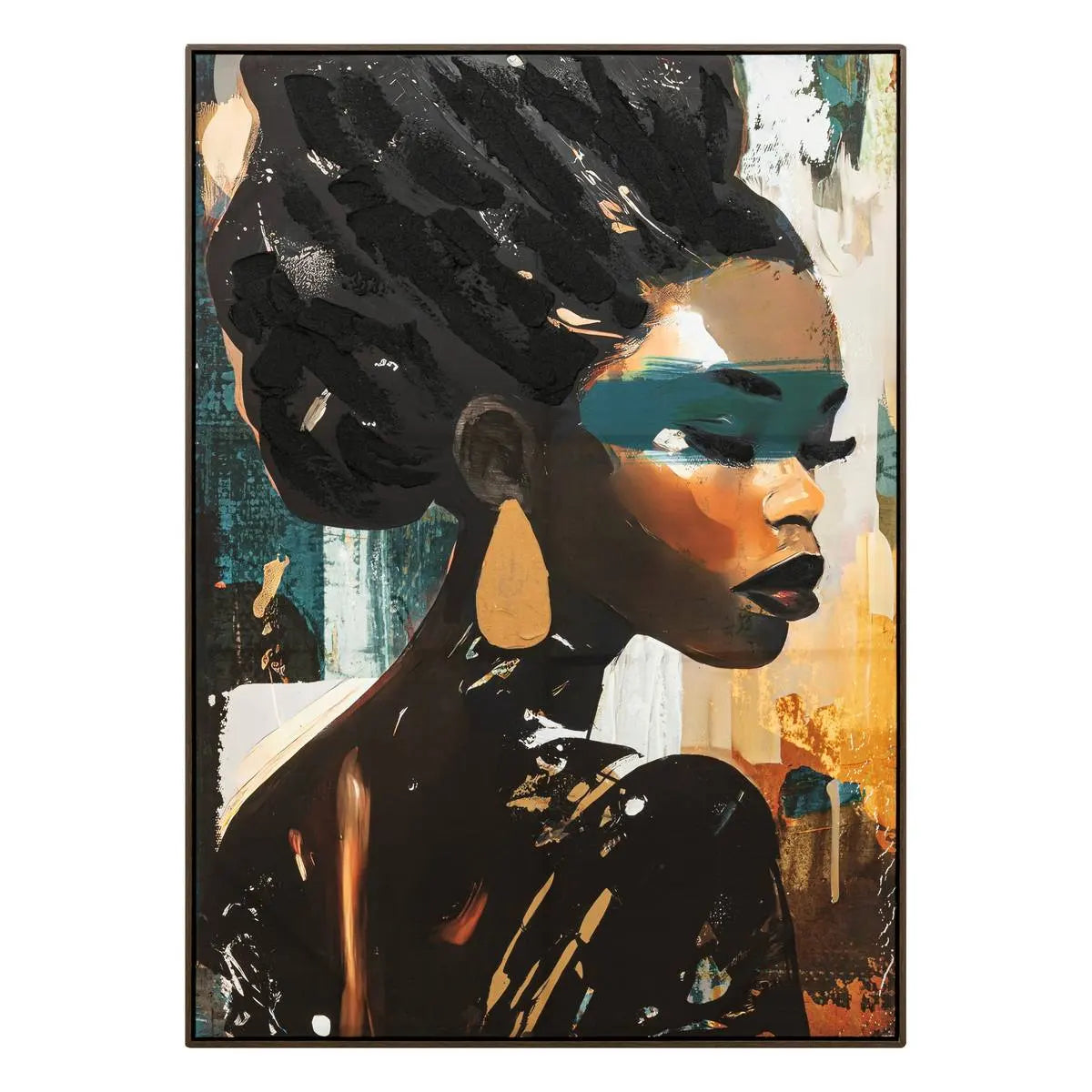 Картина с рамка atmosphera Isia, Рисувано платно 100x140 см