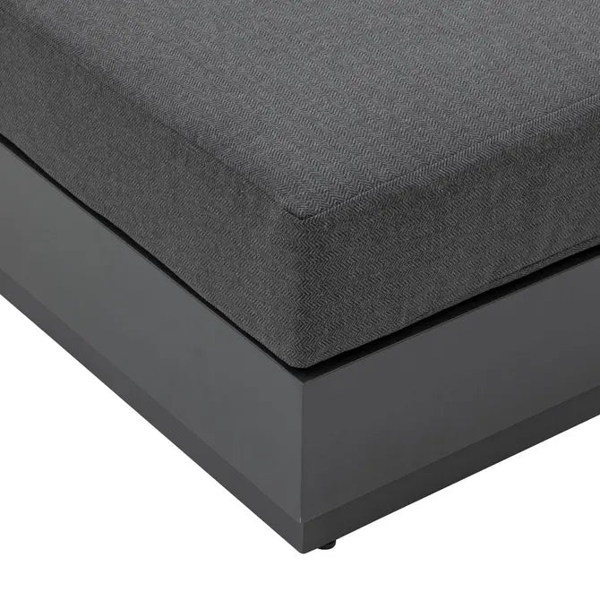 Легло за басейн Hesperide Allure, Алуминий, Графит