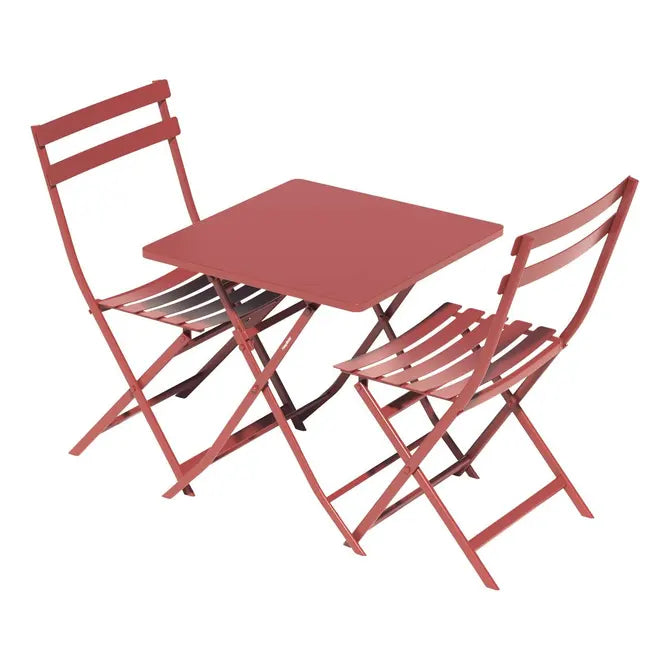 Градинска квадратна маса Hesperide Greensboro, Тъмночервен