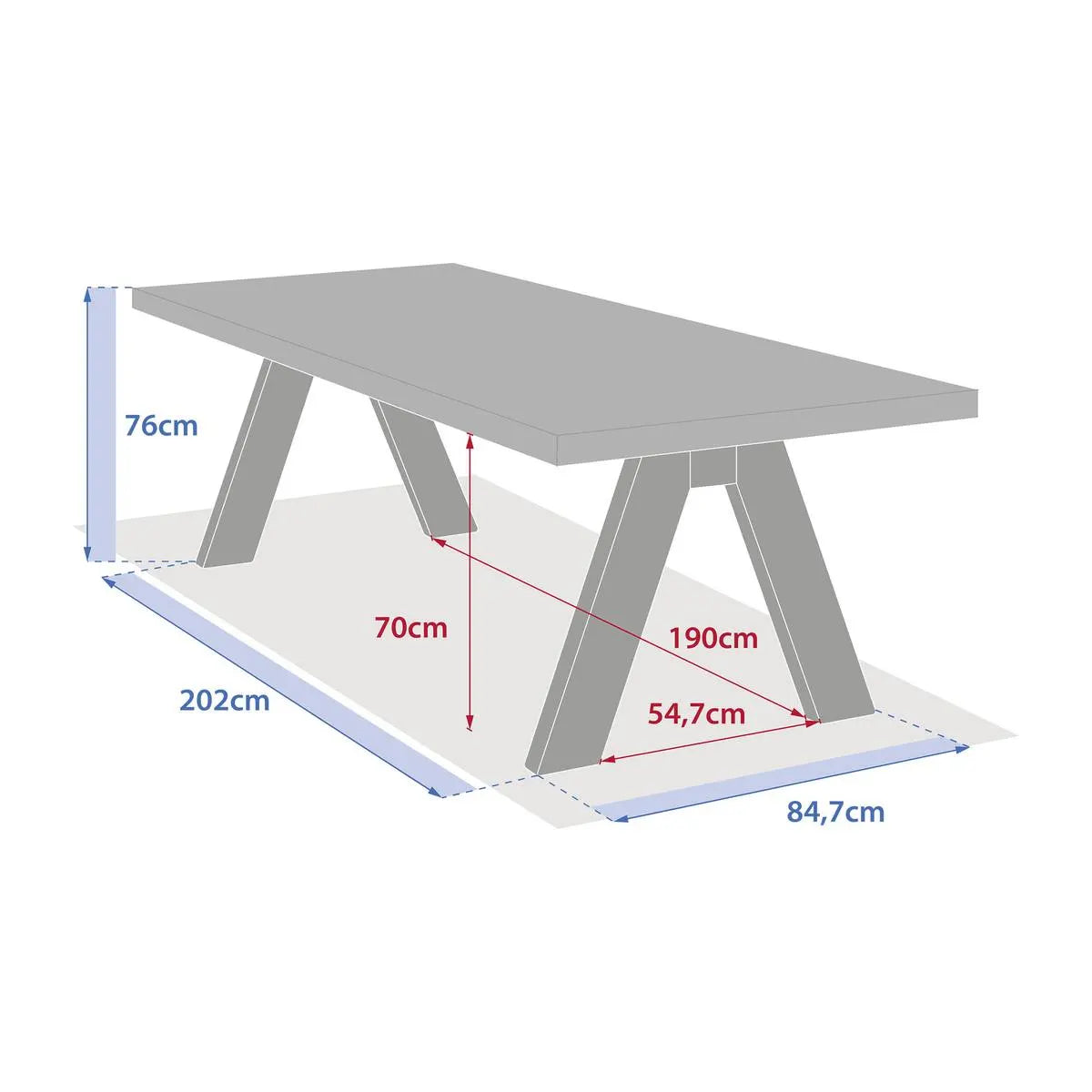 Градинска маса Hesperide Venizia