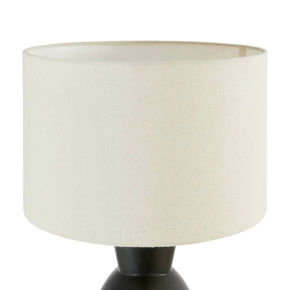 Настолна лампа atmosphera Yulia, Височина 59 см, Черна керамика