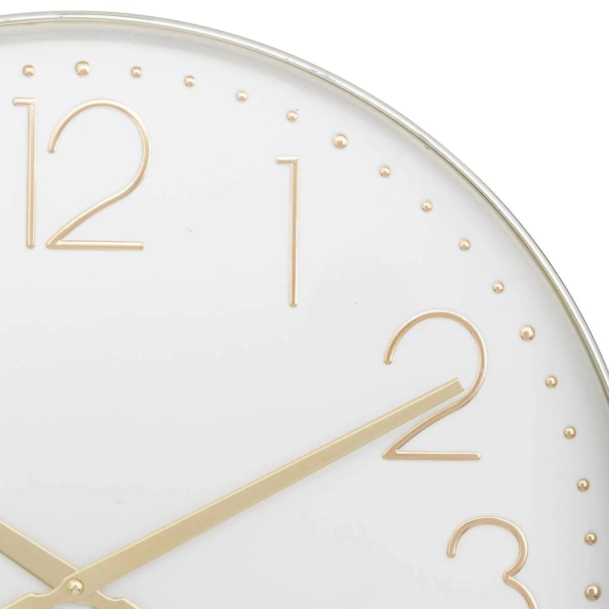 Стенен часовник atmosphera Laure, Ø51 см, Златна пластмаса