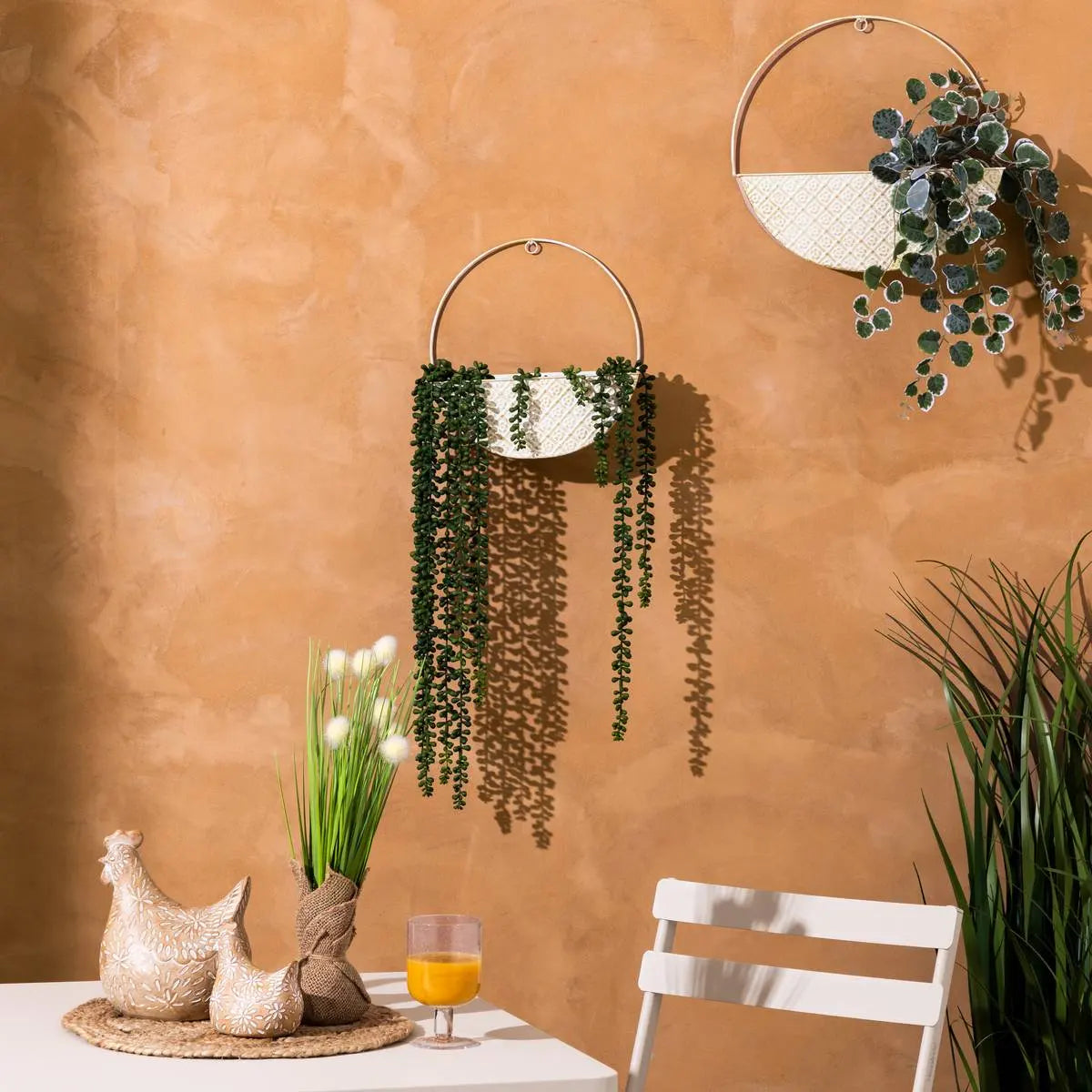 Декоративна фигура atmosphera Linda, Смола, Бежов, 20 cm