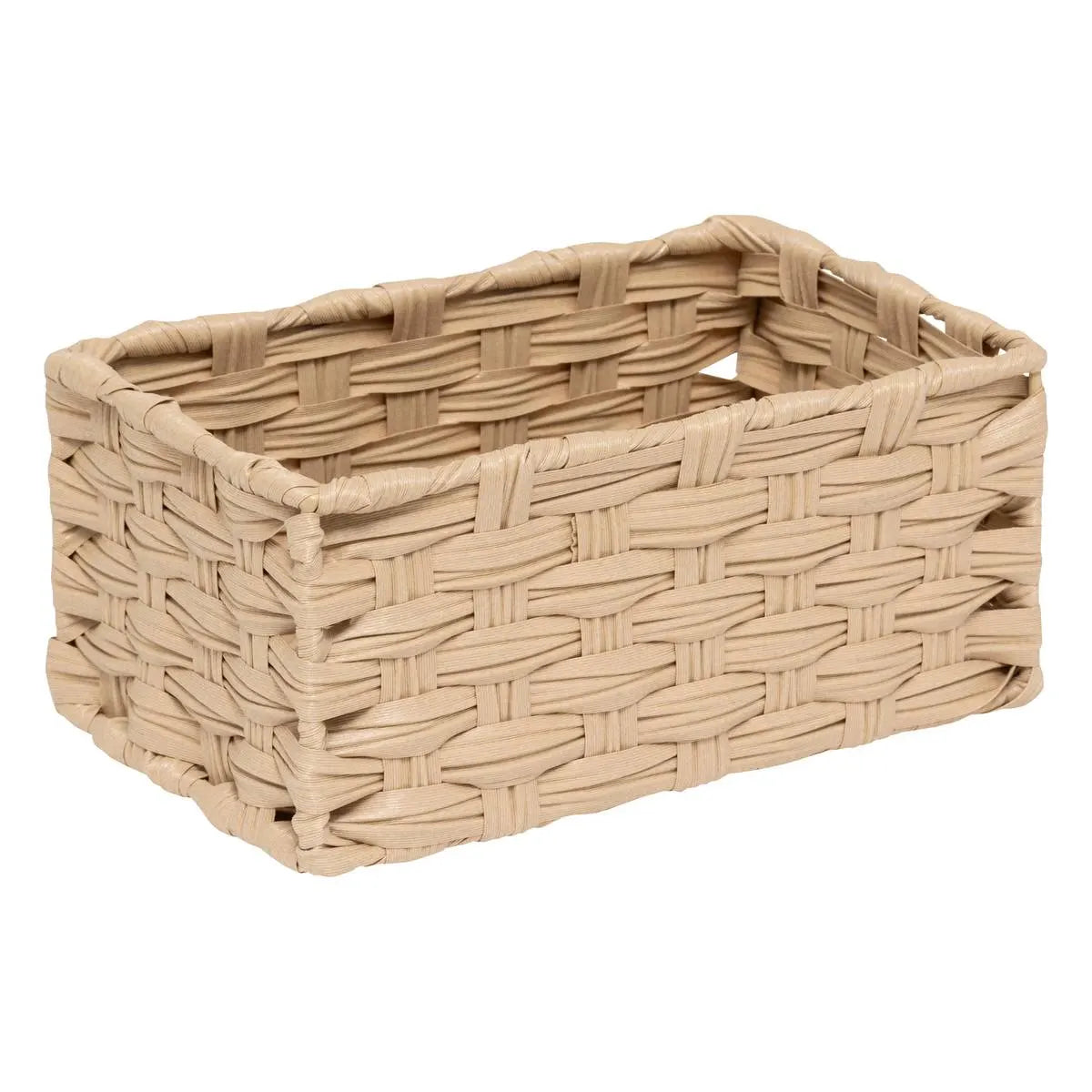 Комплект от 3 коша за съхранение 5five Tresse, PE, Високи, Бежови