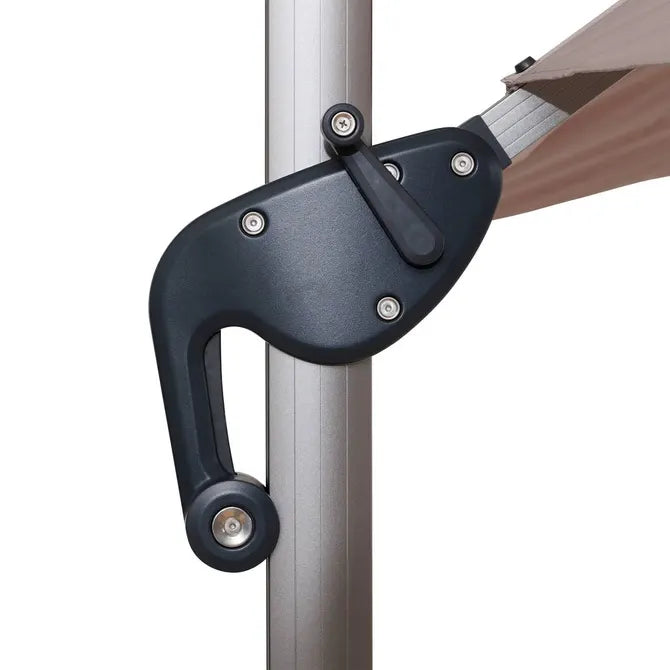 Градински чадър със странична стойка Hesperide Equador, Анодизиран,4x3 m