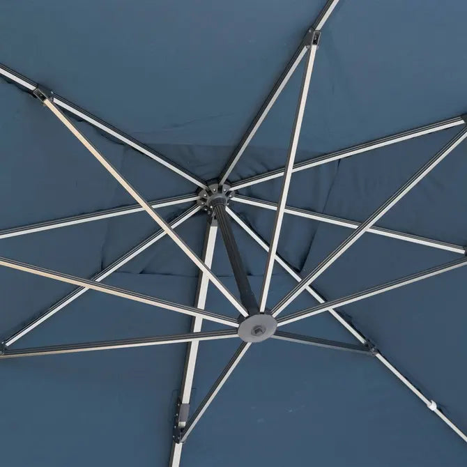 Градински чадър със странична стойка Hesperide Equador, Анодизиран,4x3 m