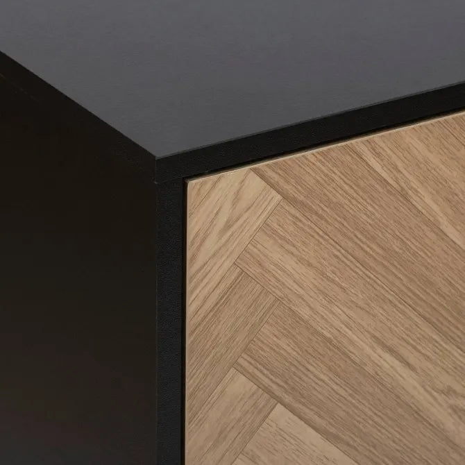 Рафт 5five Mix'n Door Chevrons, 6 отделения, Черен