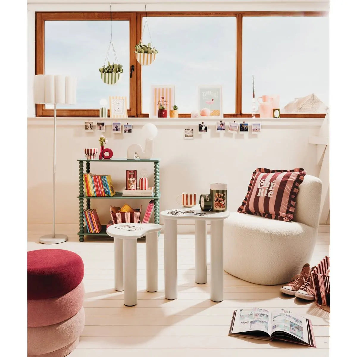 Лампа atmosphera Rona, Глина, 150 cm