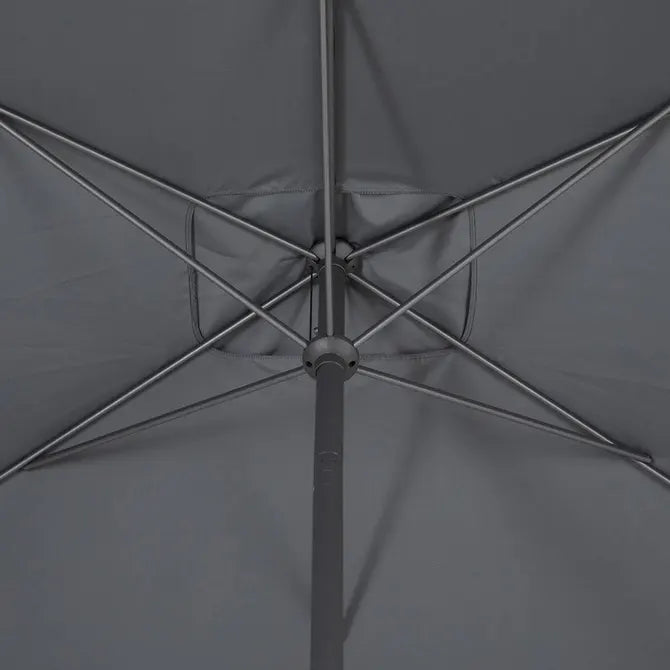 Прав накланящ се чадър Hesperide Loompa, Цвят Шисти, 2x3 m