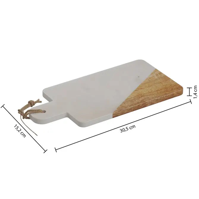 Дъска за сервиране Secret de Gourmet, Мрамор, 30x15 см
