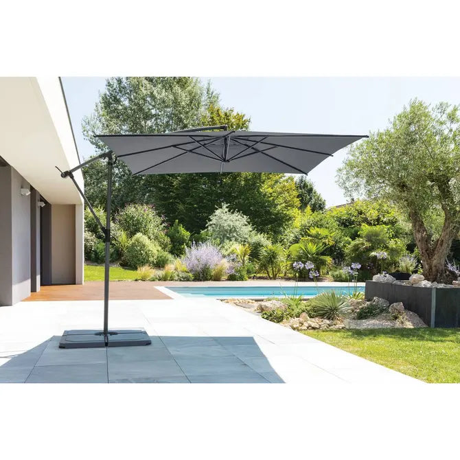 Градински чадър със странична стойка Hesperide Manoa, 2.5x2.5 m
