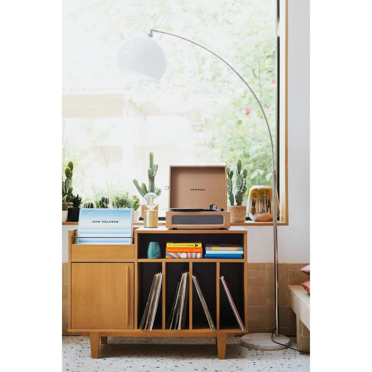 Лампион atmosphera Geda, Метал, Бял, 185 cm