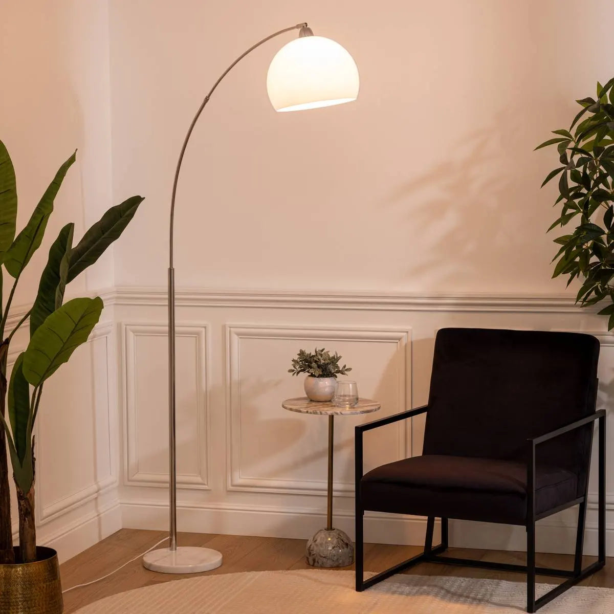 Лампион atmosphera Cuba, Дърво, Черен, 158 cm