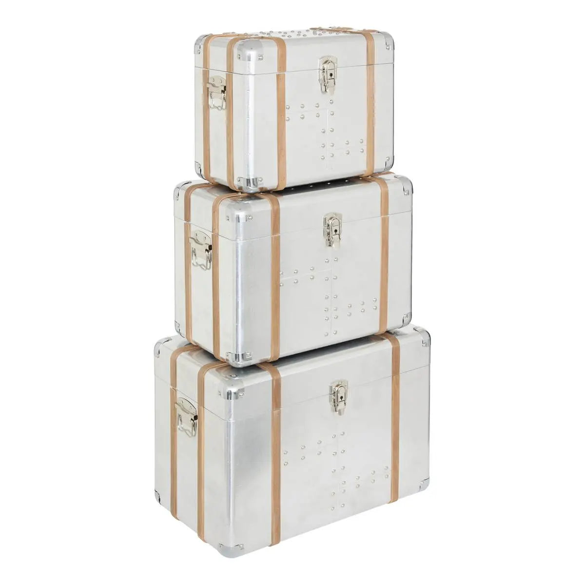 Декоративни кутии atmosphera Sky, Алуминии, 3 бр