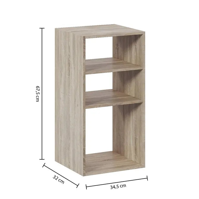Рафт 5five Mix'n Modul, 2+1 отделение, MDF, 35x32x68 cm
