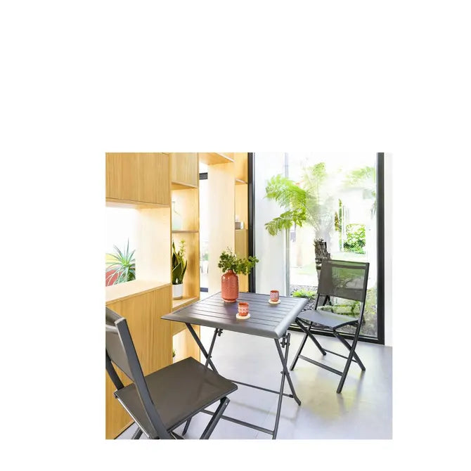 Градинска квадратна маса Hesperide Azua, Графит