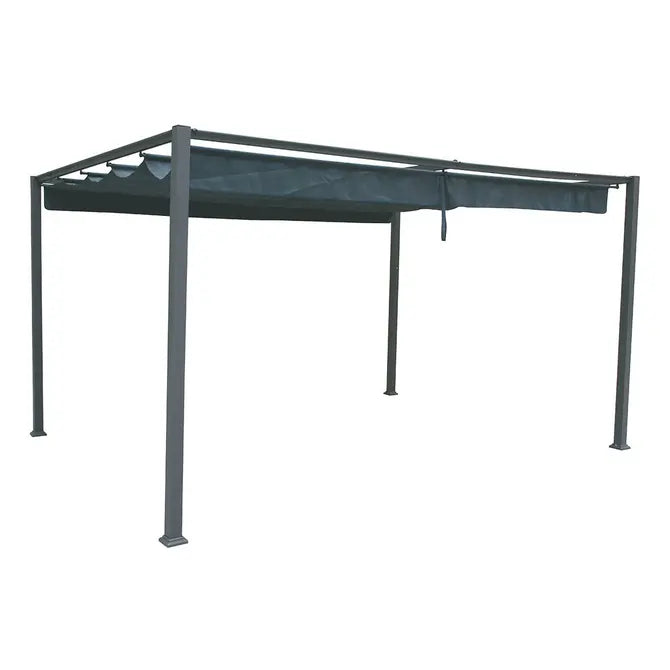 Покрив за беседка Hesperide Palmeira, Цвят Шисти, 3x4 m