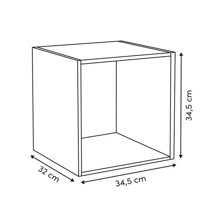 Рафт 5five Mix'n Modul, 1 отделение, MDF, 35x32x35 cm