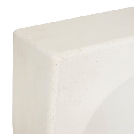 Органичен рафт за стена atmosphera Chesni, MDF, Бял, 79,5x18x122 см