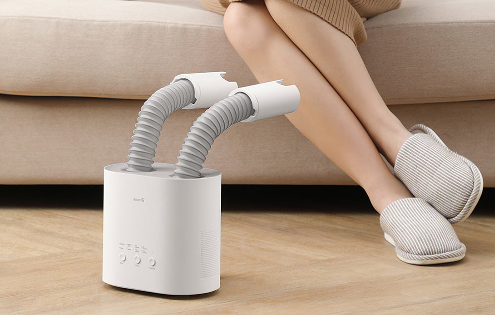 Сушилник за обувки Xiaomi Deerma DEM-HX10W, 235W, 30-55°C, Дезодоризация и Стерилизация, Бял