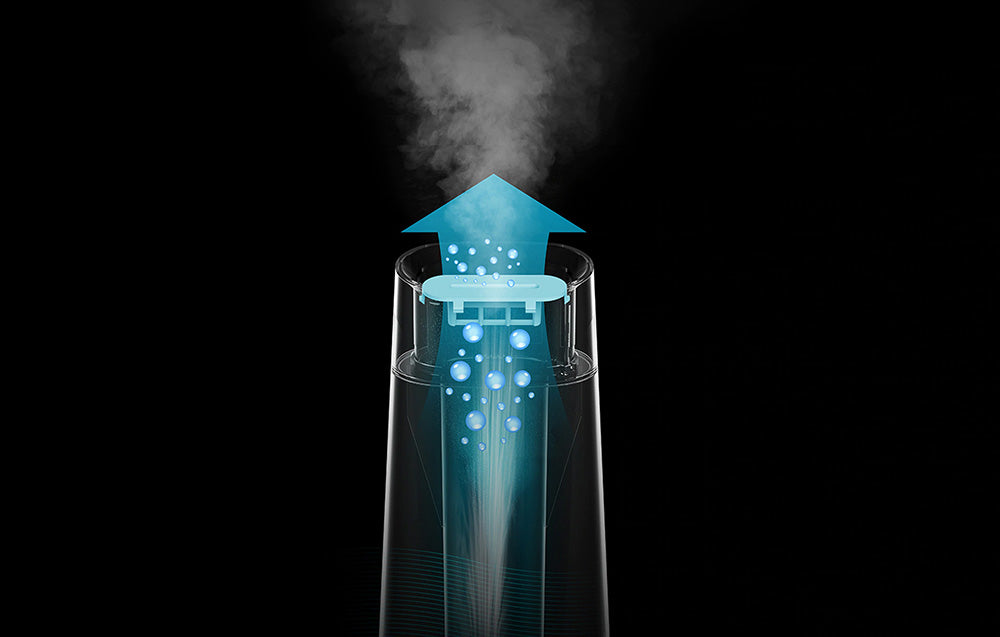 Ултразвуков овлажнител за въздух Deerma LD220, 25W, 4L, Дистанционно управление, Тихо работа, Бял