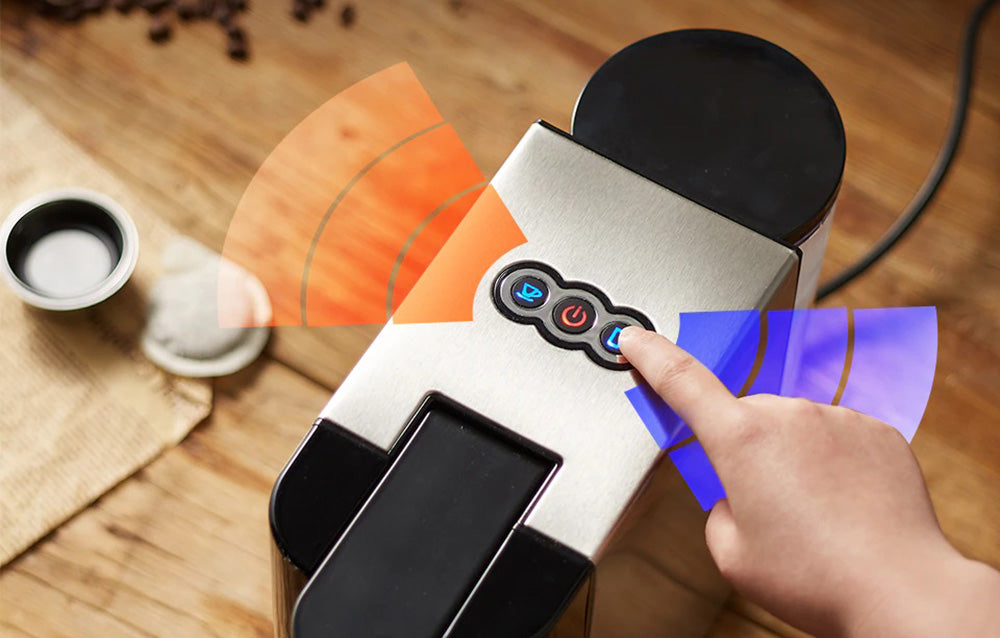 Кафемашина Hibrew H3A 4в1 за капсули и мляно кафе, 19 bar, 1450W, Черен