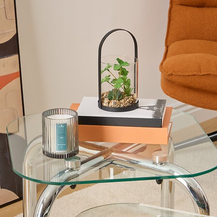 Изкуствено растение atmosphera Wilo Hanging Terrarium, 19 cm, Различни видове