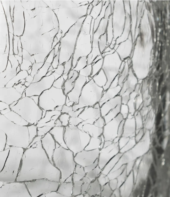 Ваза atmosphera Crackle, Стъкло, 30 cm