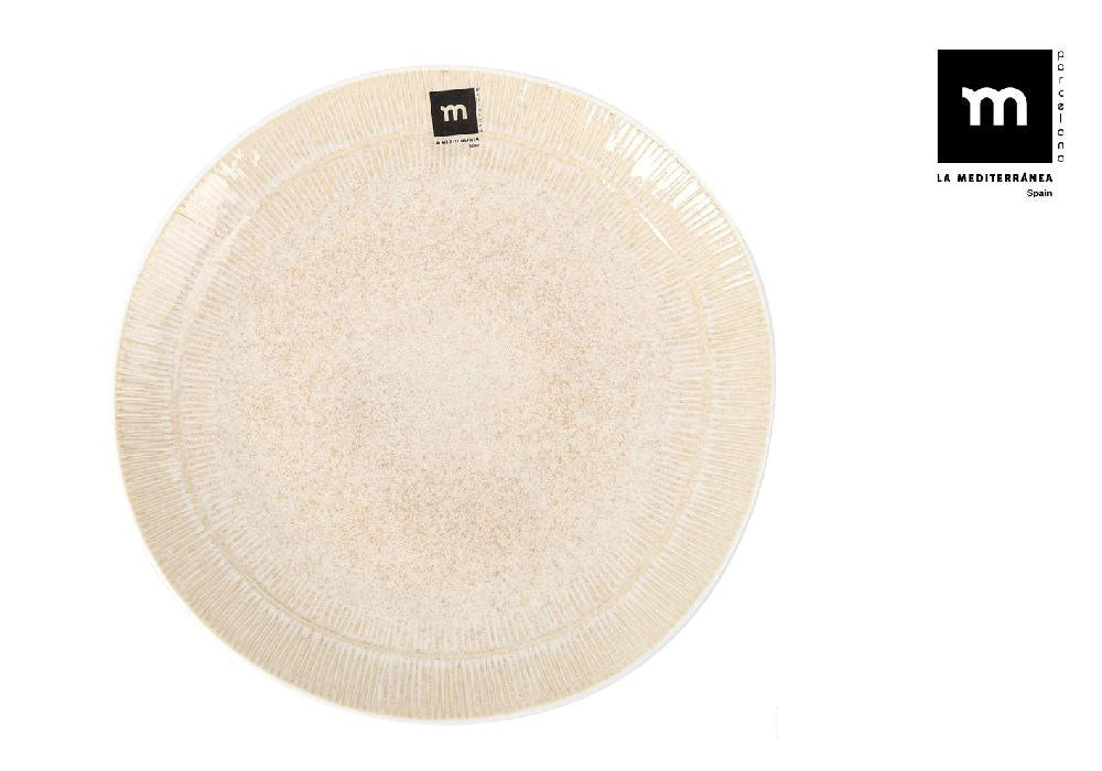 Основна чиния LA MEDITERRANEA Calobra Cream , 26 cm, порцелан