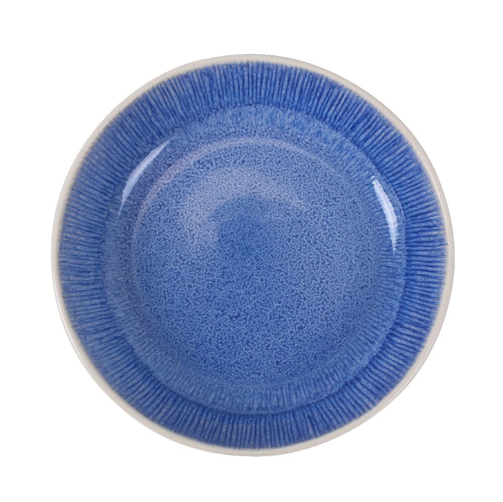 Дълбока купа LA MEDITERRANEA Calobra Blue, 22x47 см, порцелан