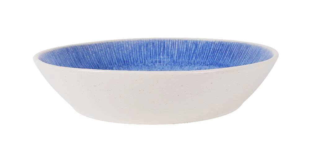 Дълбока купа LA MEDITERRANEA Calobra Blue, 22x47 см, порцелан