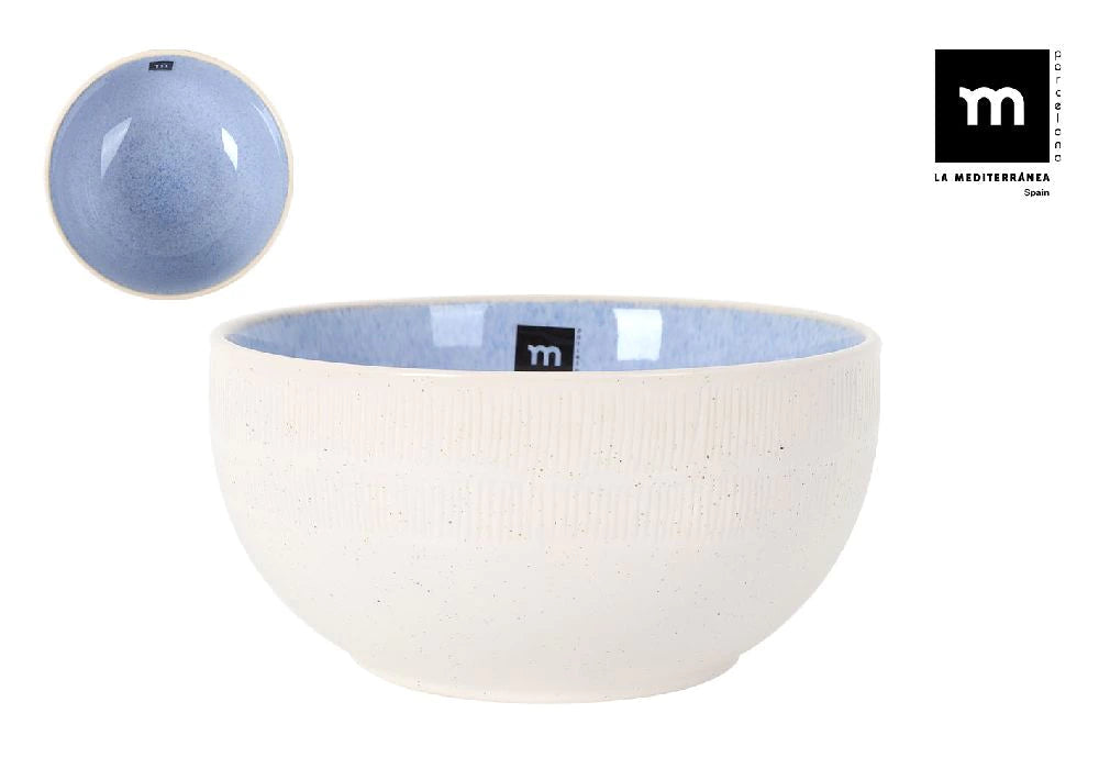 Дълбока купа LA MEDITERRANEA Calobra Blue, 18x9 см, порцелан