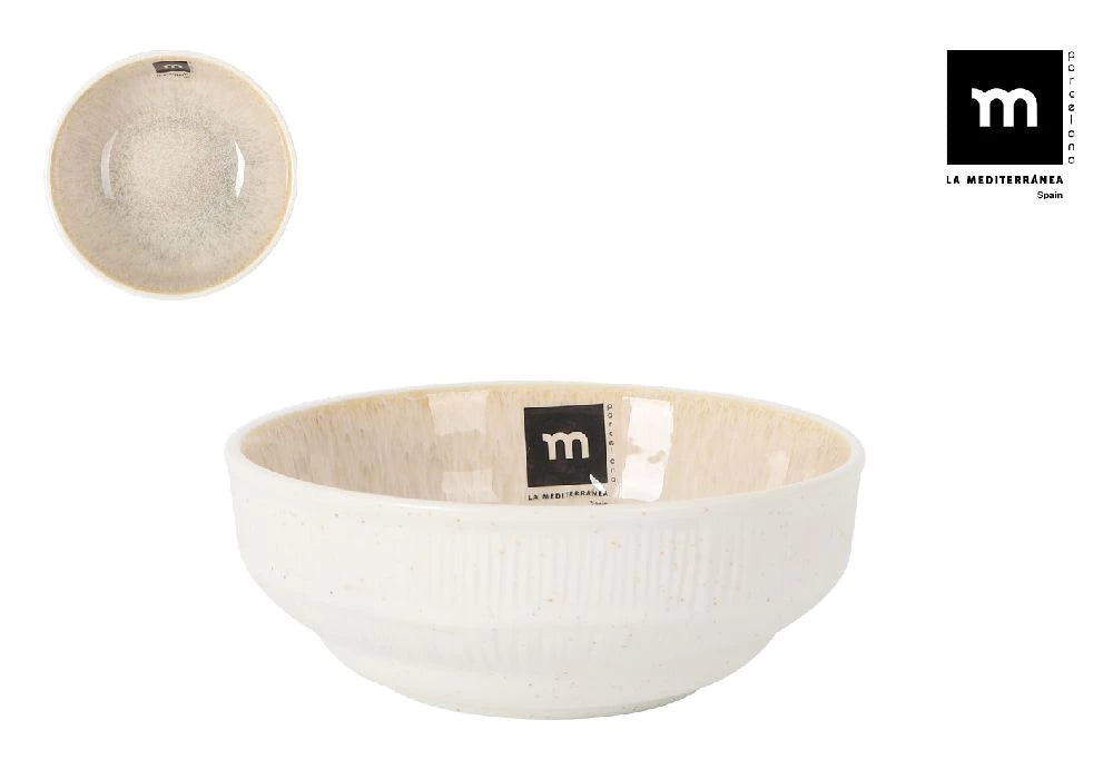 Kупа LA MEDITERRANEA Calobra Cream, 13x5 см, порцелан