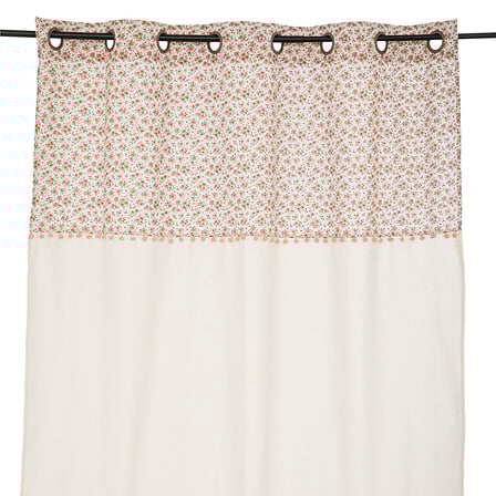 Детска завеса atmosphera Pompom, 140х260 см, Бежов, Памук