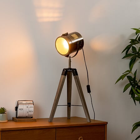 Настолна лампа atmosphera Ebor Tripod, 68 cm