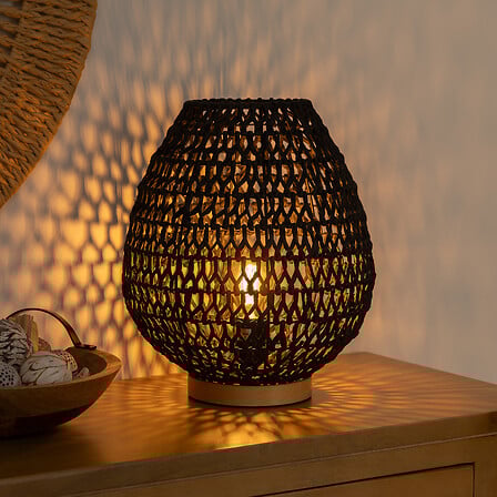 Нощна лампа atmosphera Etel, 35.5 cm