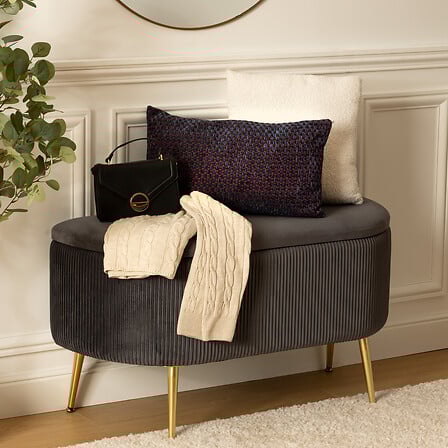 Пейка със съхранение atmosphera Solaro, Кадифе