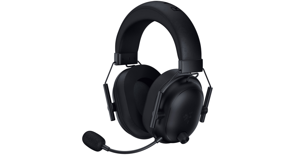 Геймърски слушалки Razer Черенshark V2 HyperSpeed, Безжични, Черен