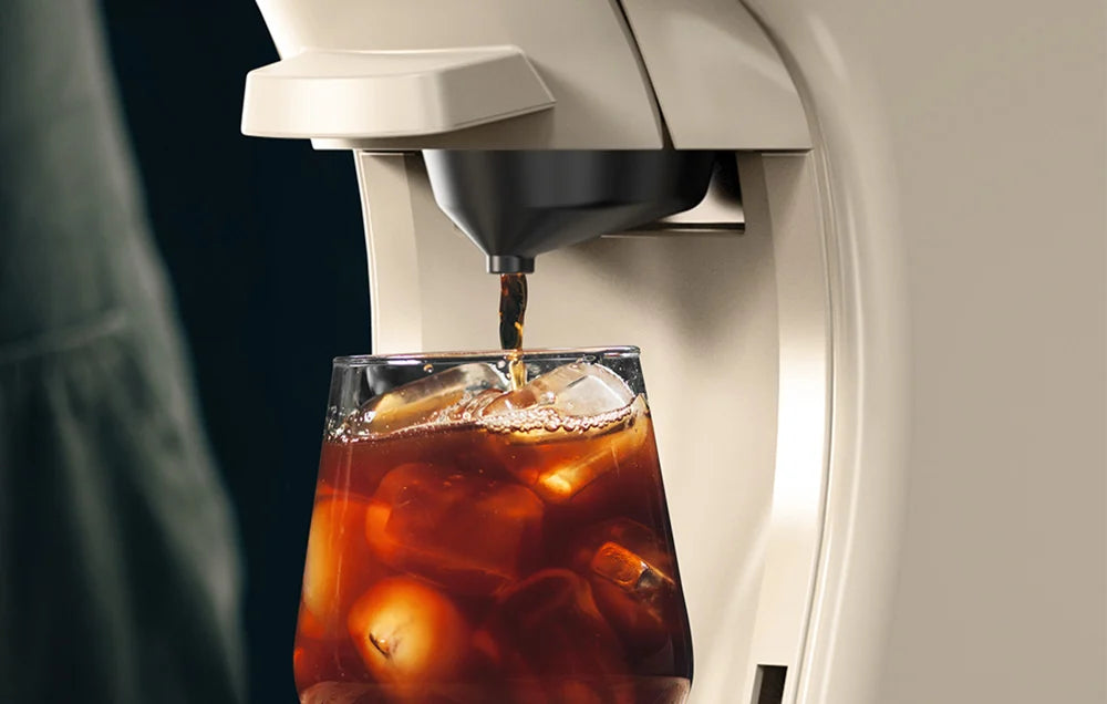 Универсална машина за еспресо 5in1 HiBREW H1B, 20 бара, 1450W, 210 мл, Съвместима с Nespresso капсули, Dolce Gusto, KCup, ESE капсули и смляно кафе, Крем