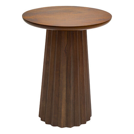 Кафе маса atmosphera Shelty Totem, Масивно дърво манго, Ø38 cm