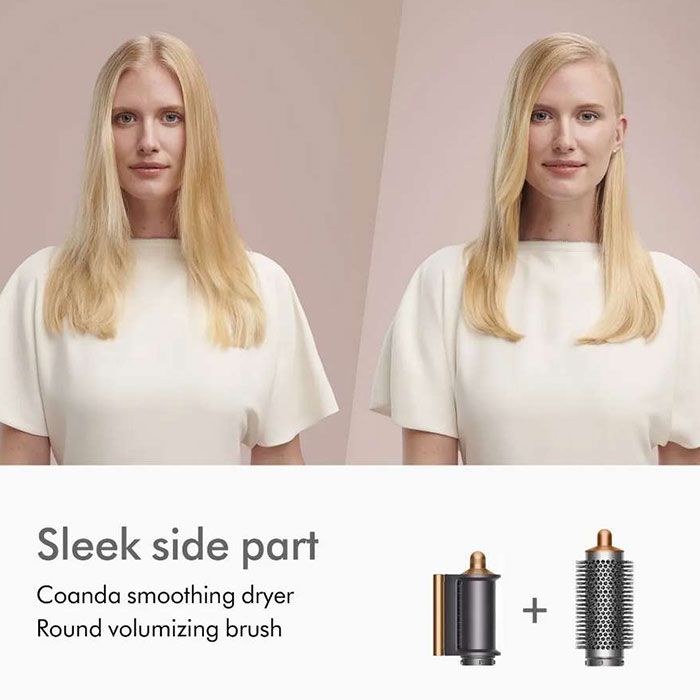 Сешоар Маша Dyson HS05 Airwrap Origin, 3 нива на скорост, 3 нива на температура, Никел/Мед