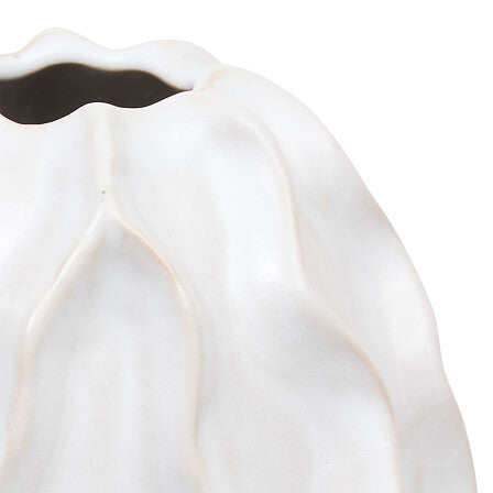 Ваза atmosphera Sandri, 17 cm, Бял, Керамика