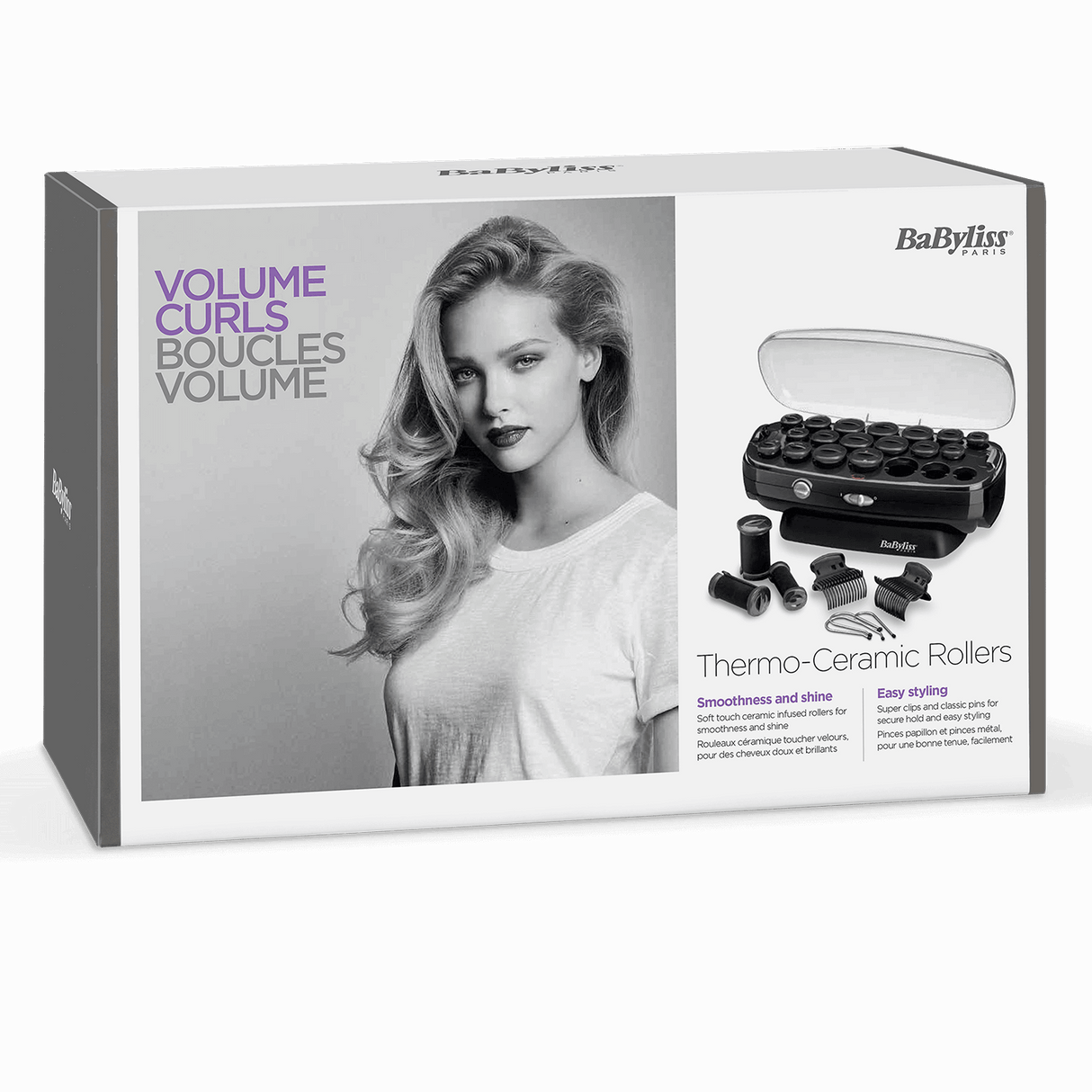 Електрически ролки за коса BaByliss RS035E, 20 броя, Керамично покритие, Йонна функция